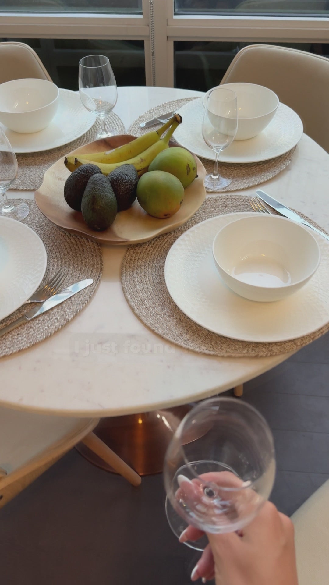 White/Copper  | Osborne Dining Table