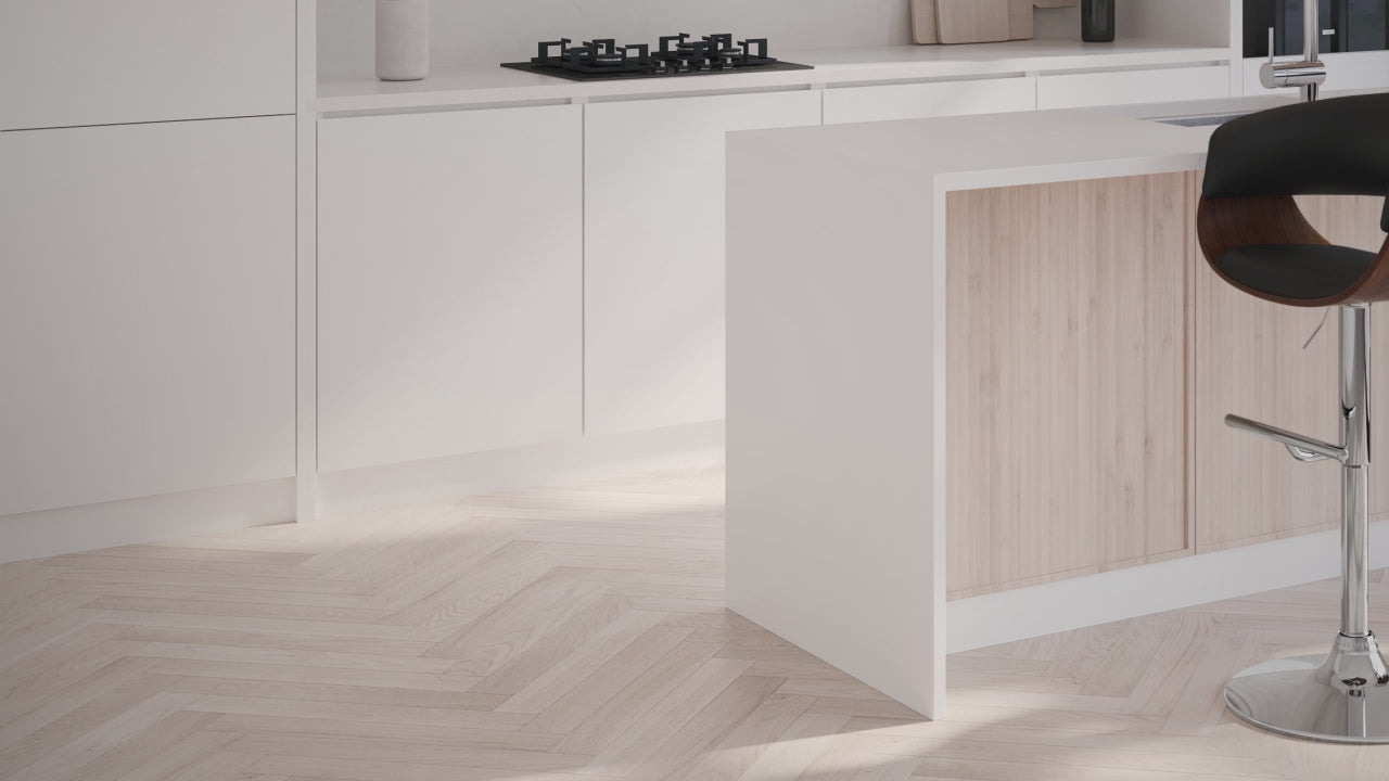 Denim Blue Linen Style Fabric | Sheldon Adjustable Swivel Bar Stool