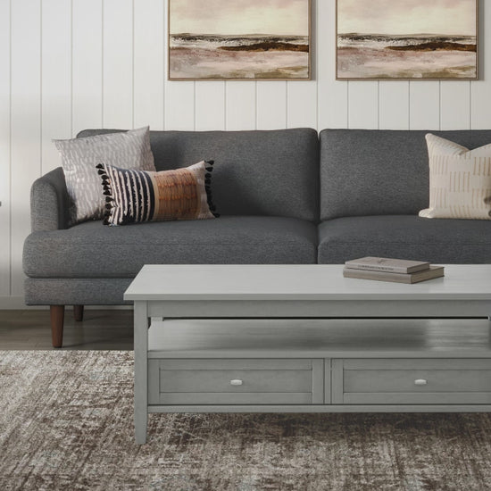 Rustic Natural Aged Brown | Warm Shaker 48 inch Coffee Table