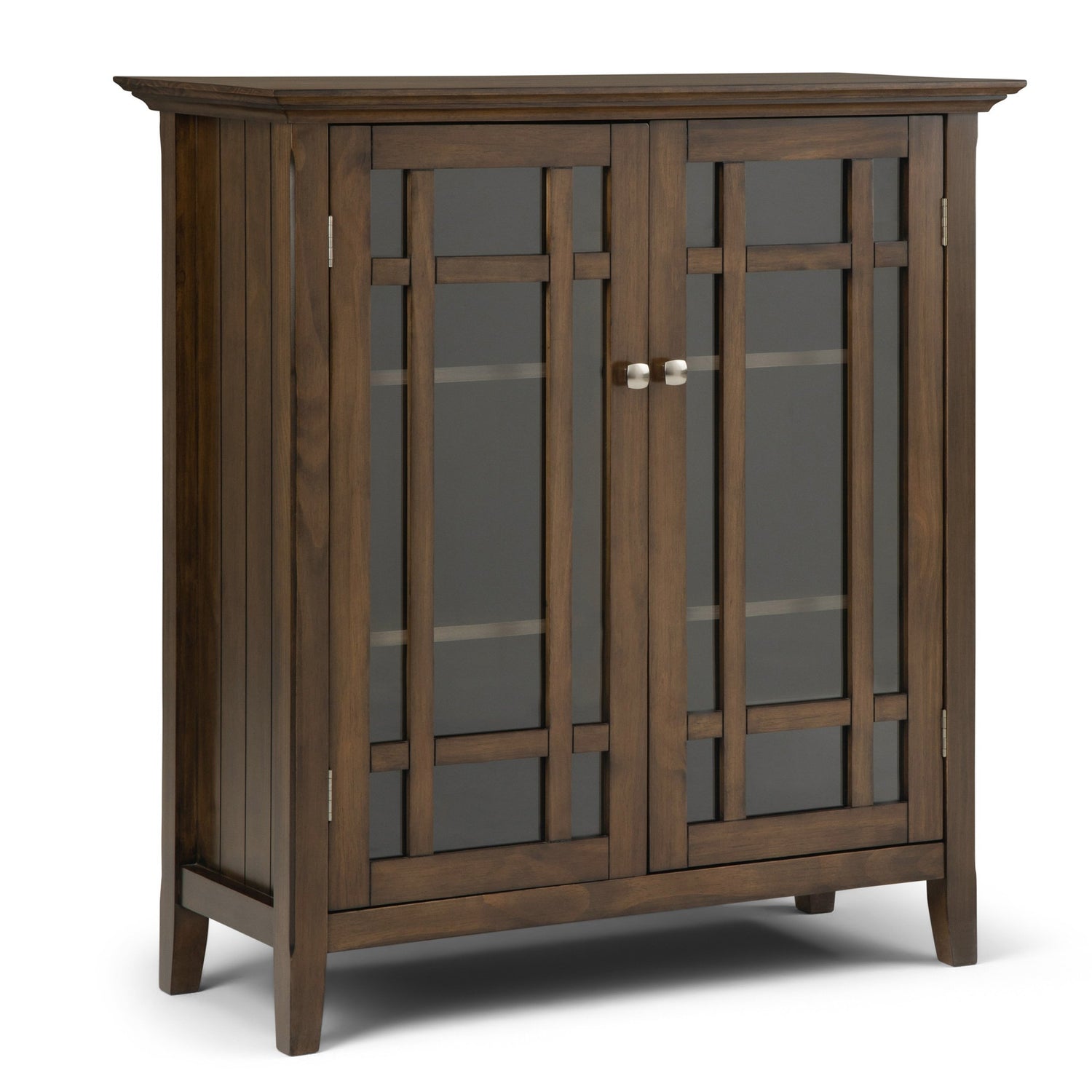 Rustic Natural Aged Brown | Bedford Medium Storage Cabinet
