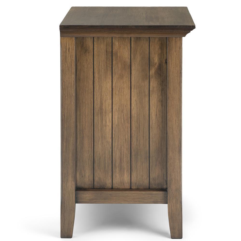 Rustic Natural Aged Brown | Acadian Bedside Table