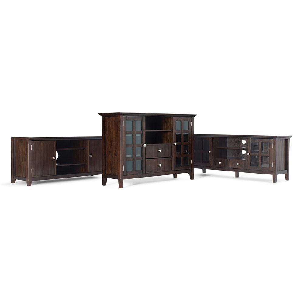 Brunette Brown | Acadian Tall TV Stand