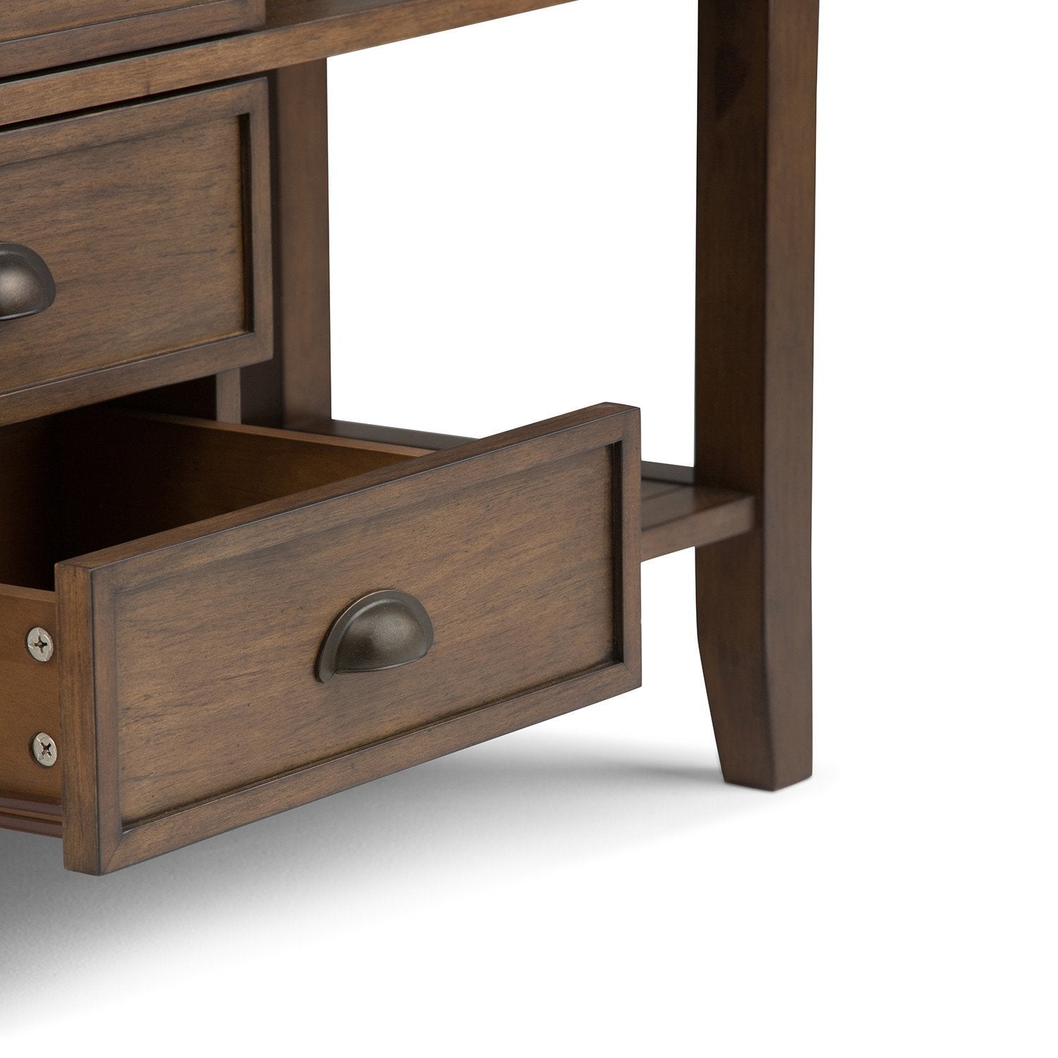 Rustic Natural Aged Brown | Redmond 54 inch Console Sofa Table