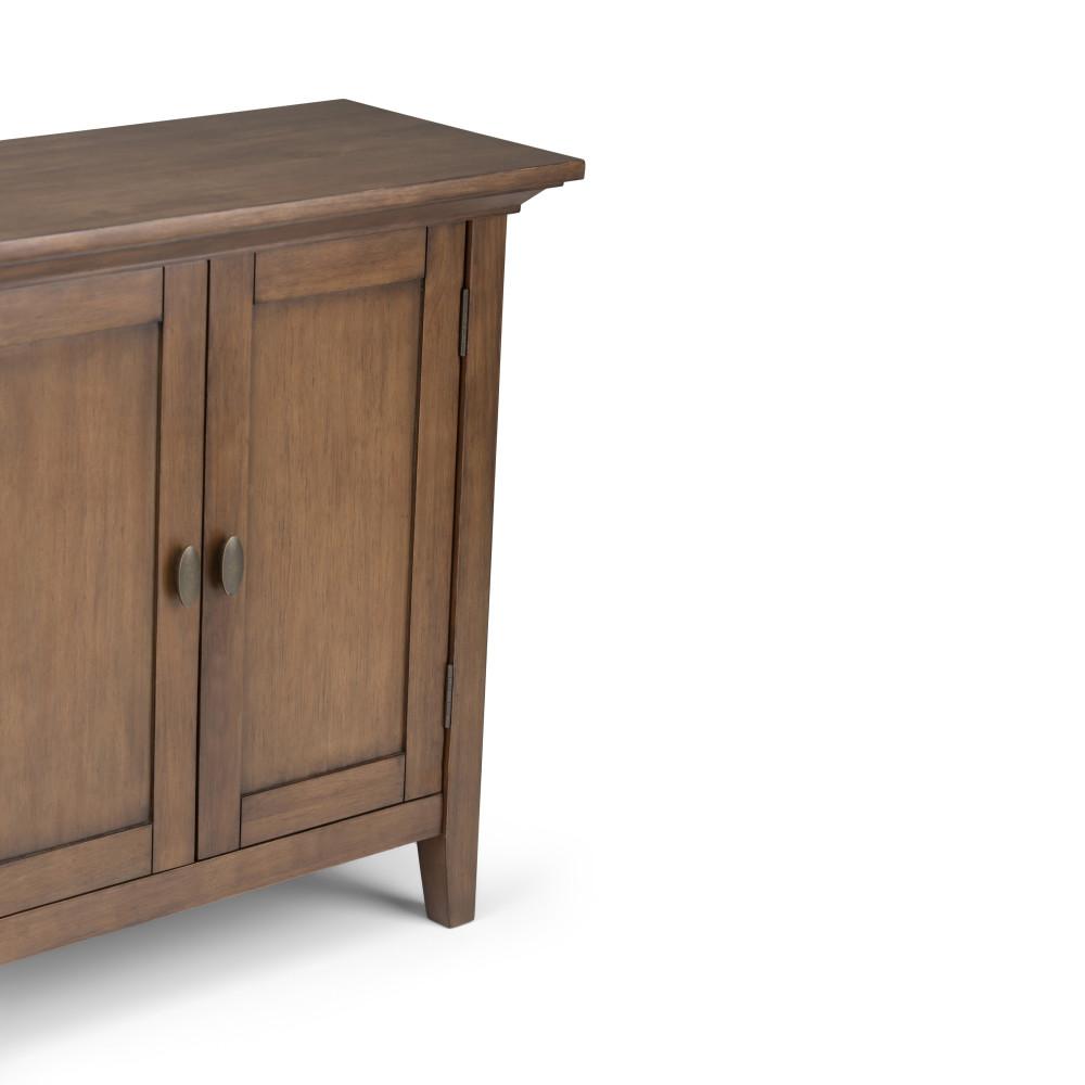 Rustic Natural Aged Brown | Redmond 32 inch Low Storage Cabinet