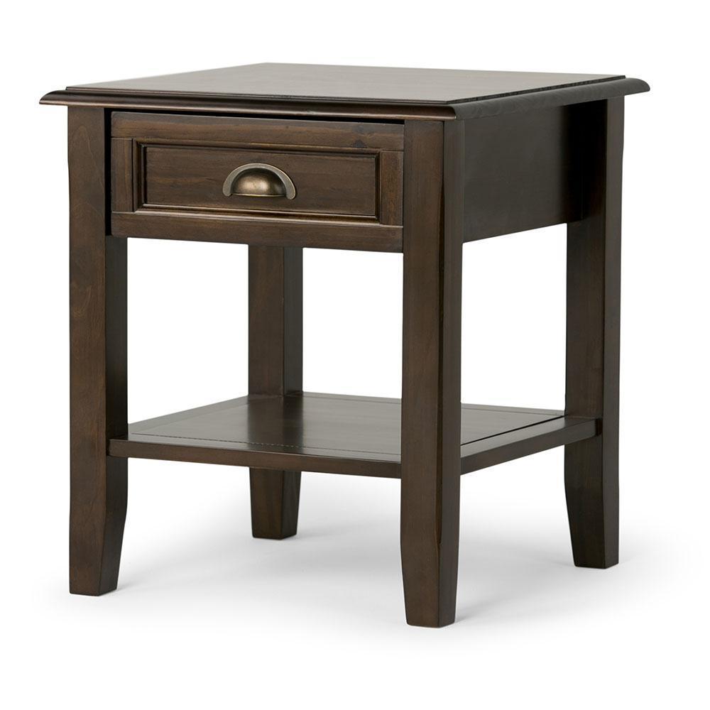 Mahogany Brown | Burlington End Side Table