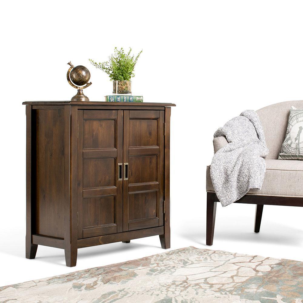 Mahogany Brown | Burlington Low Storage Cabinet