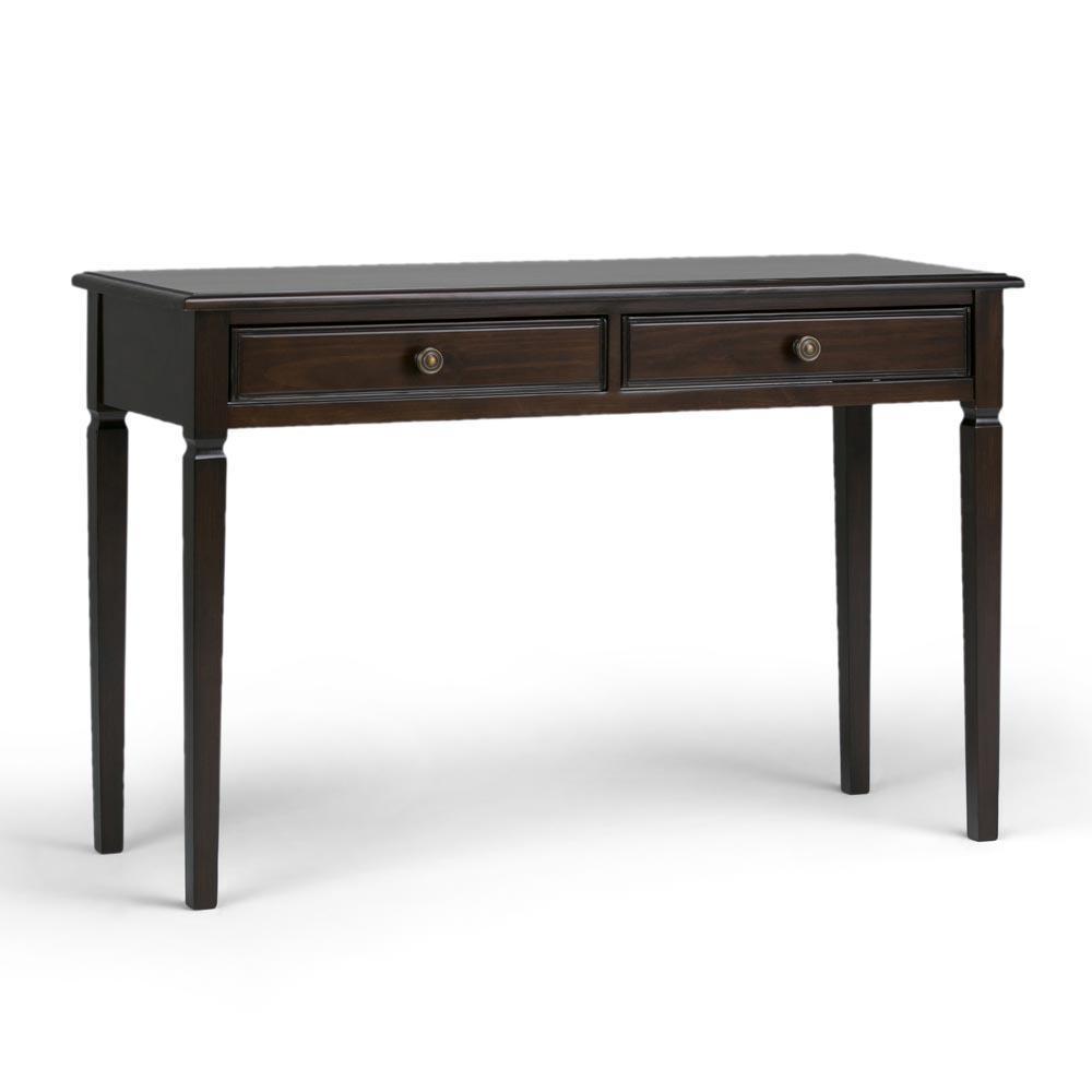 Connaught 46 x 16.5 x 30 inch Console Sofa Table in Dark Chestnut Brown