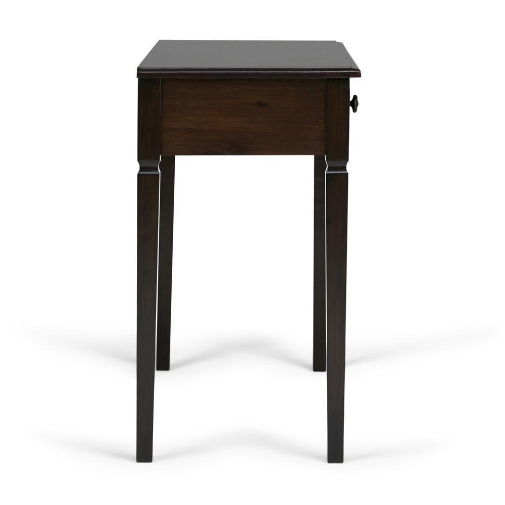 Connaught 46 x 16.5 x 30 inch Console Sofa Table in Dark Chestnut Brown