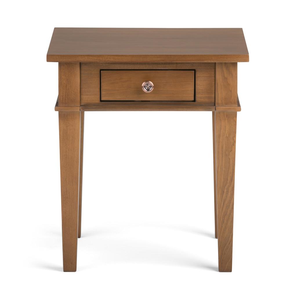 Medium Saddle Brown | Carlton 18 inch End Side Table
