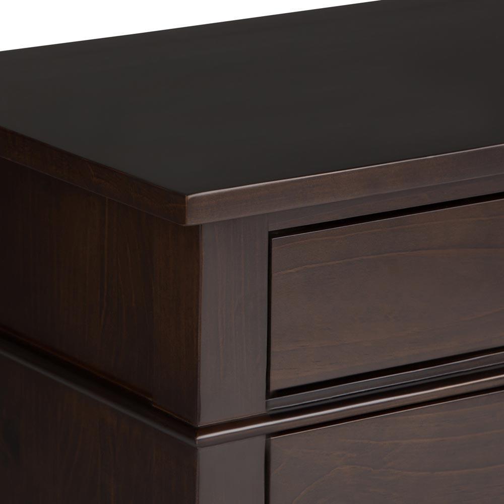 Dark Tobacco Brown | Carlton Bedside Table