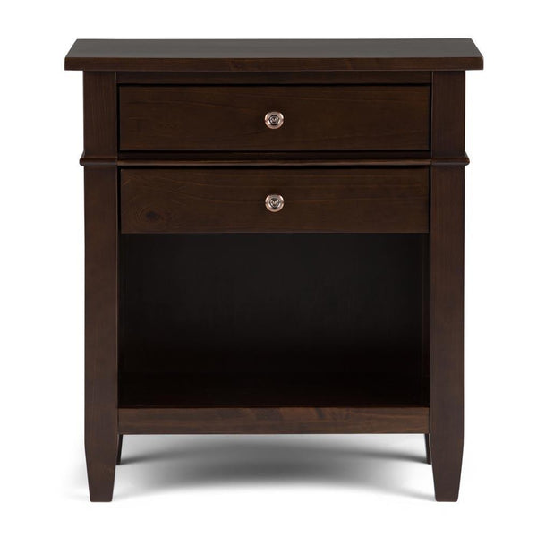 Dark Tobacco Brown | Carlton Bedside Table