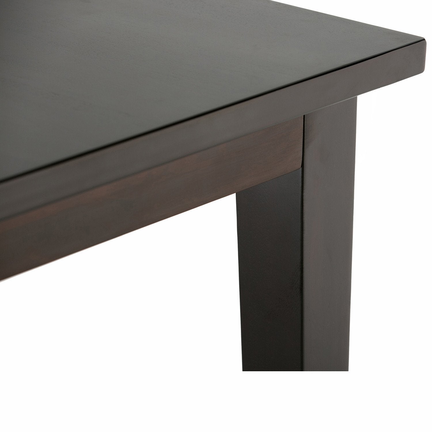 Java Brown Rubberwood | Eastwood 66 x 40 inch Rectangle Dining Table