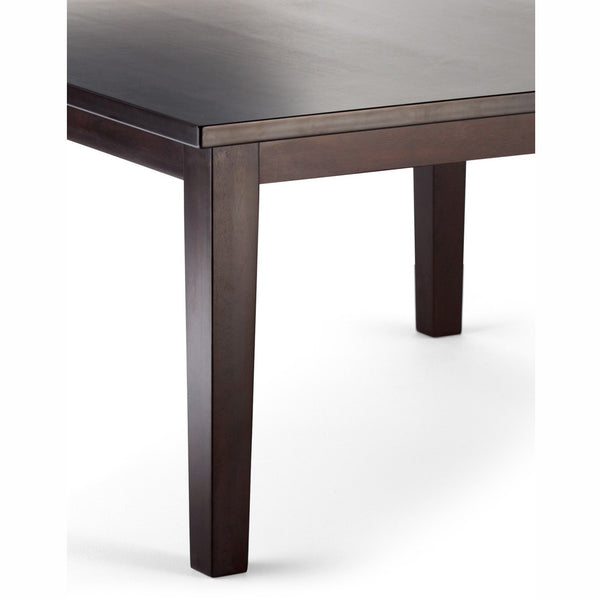 Java Brown Solid Wood - Rubber | Eastwood 66 x 40 inch Rectangle Dining Table