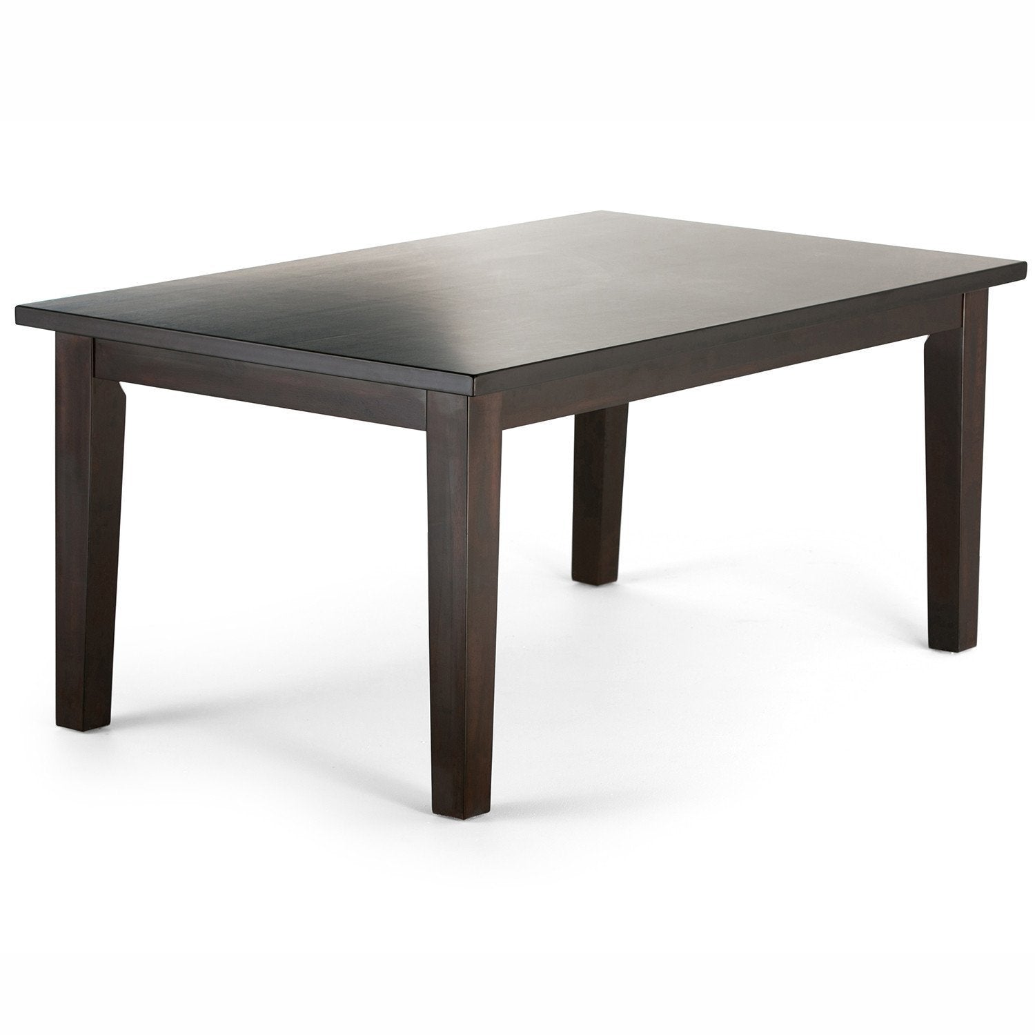 Java Brown Solid Wood - Rubber | Eastwood 66 x 40 inch Rectangle Dining Table