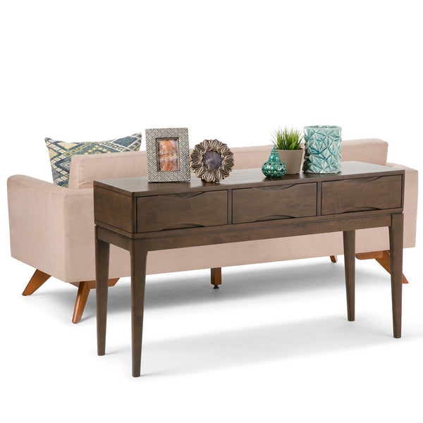 Walnut Brown | Harper 54 inch Console Sofa Table