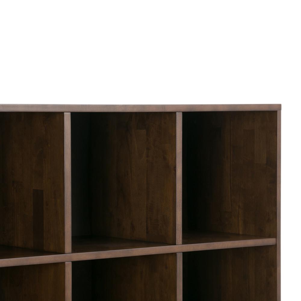 Walnut Brown | Harper 58 x 42 inch Cube Storage with Drawers