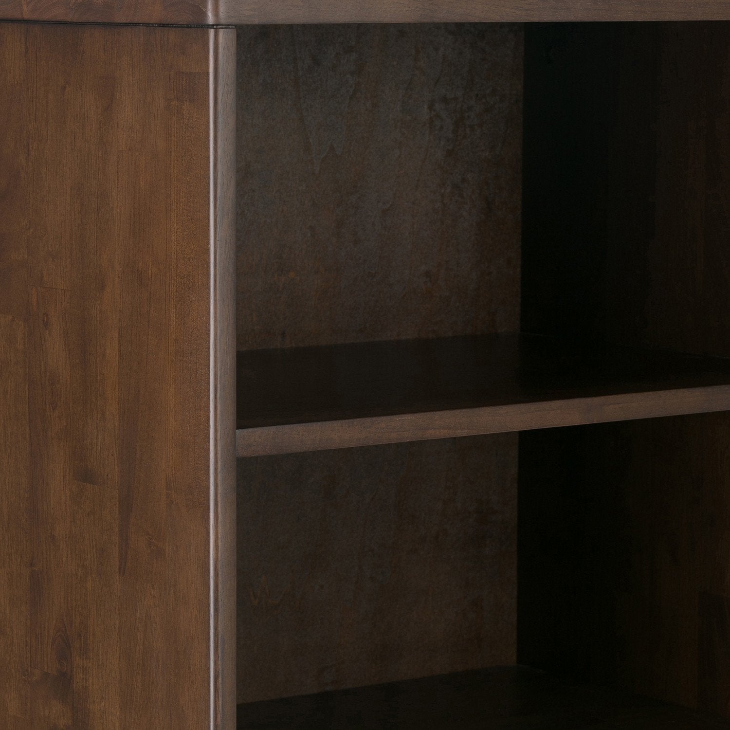 Walnut Brown | Harper 60 x 24 inch Bookcase with Storage