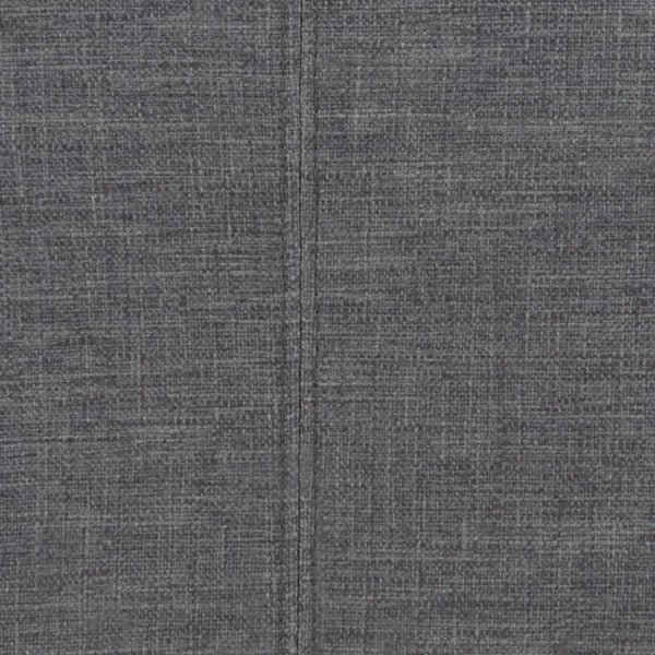 Slate Grey Linen Style Fabric | Castleford Large Storage Ottoman Bench