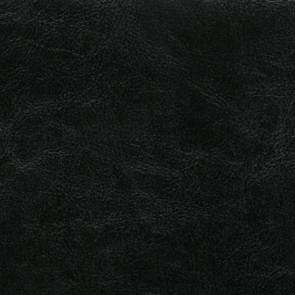 Midnight Black Vegan Leather | Oregon Vegan Leather Storage Ottoman with Tray