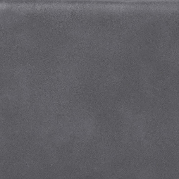 Stone Grey Vegan Leather | Oregon Vegan Leather Storage Ottoman with Tray