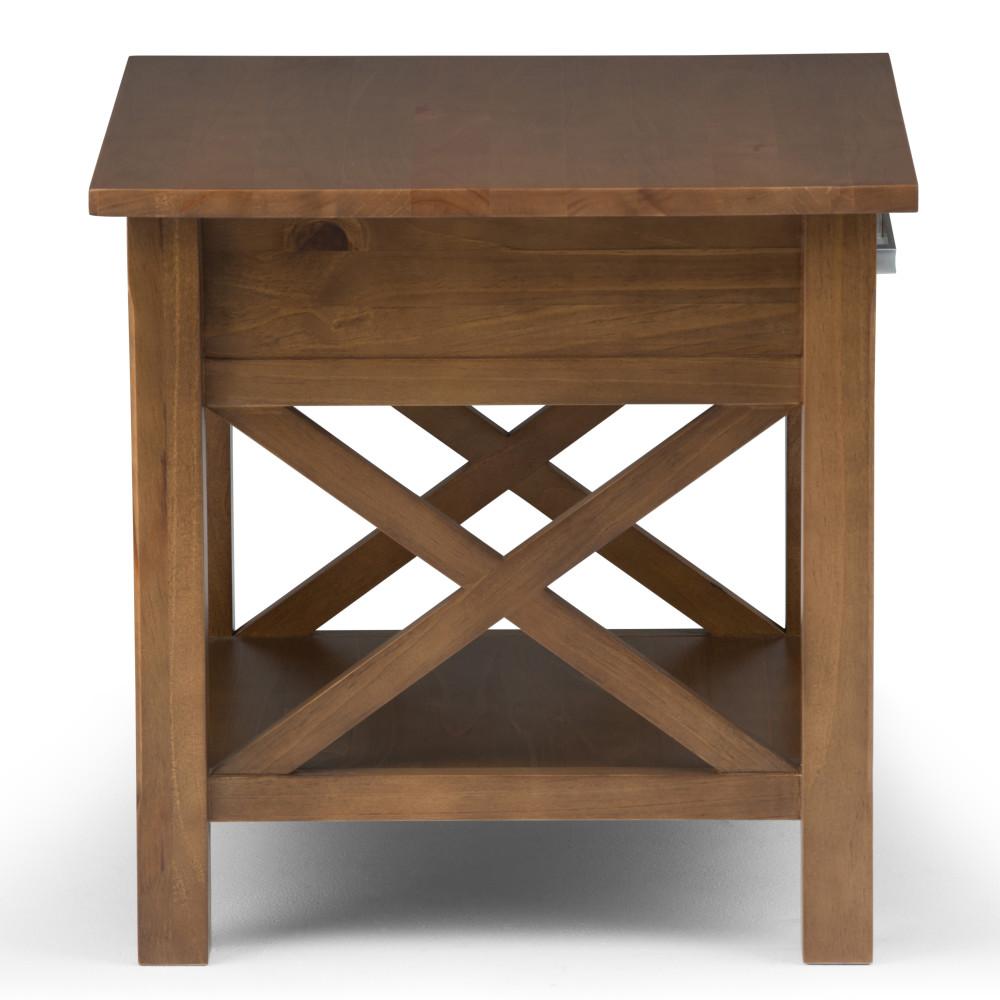 Medium Saddle Brown | Kitchener 20.5 inch End Side Table