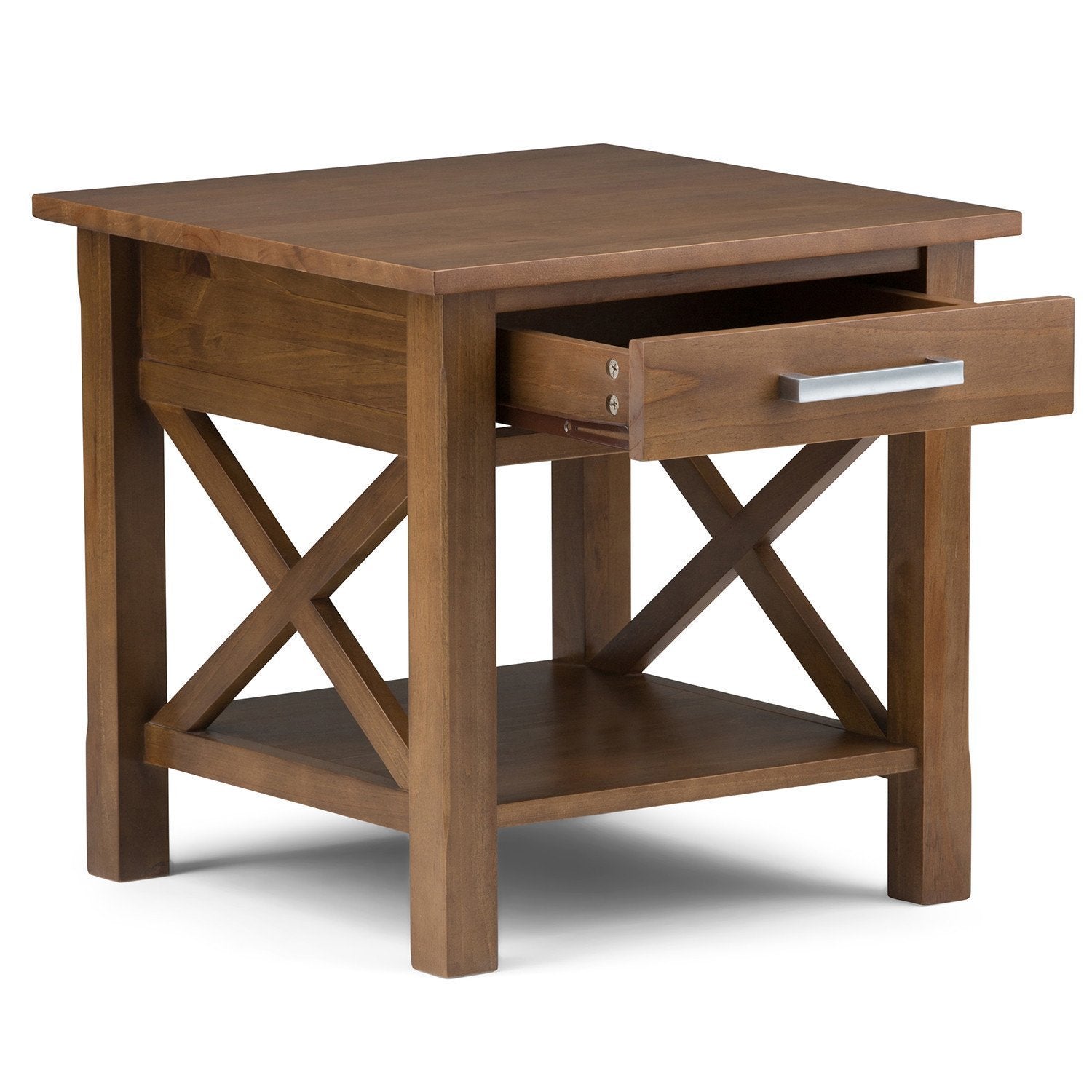 Medium Saddle Brown | Kitchener 20.5 inch End Side Table