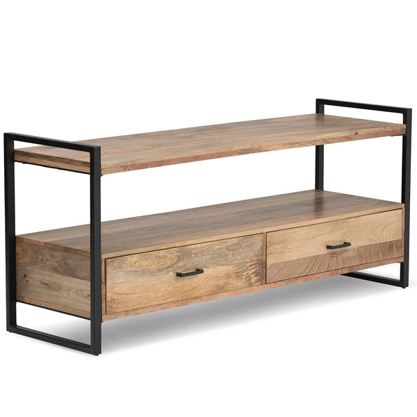 Natural Mango Wood | Riverside 60 inch TV Media Stand