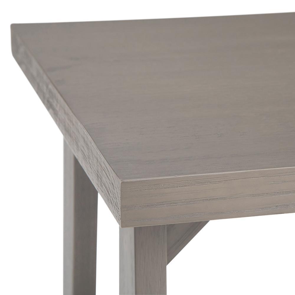 Farmhouse Grey | Sawhorse 22 inch End Side Table