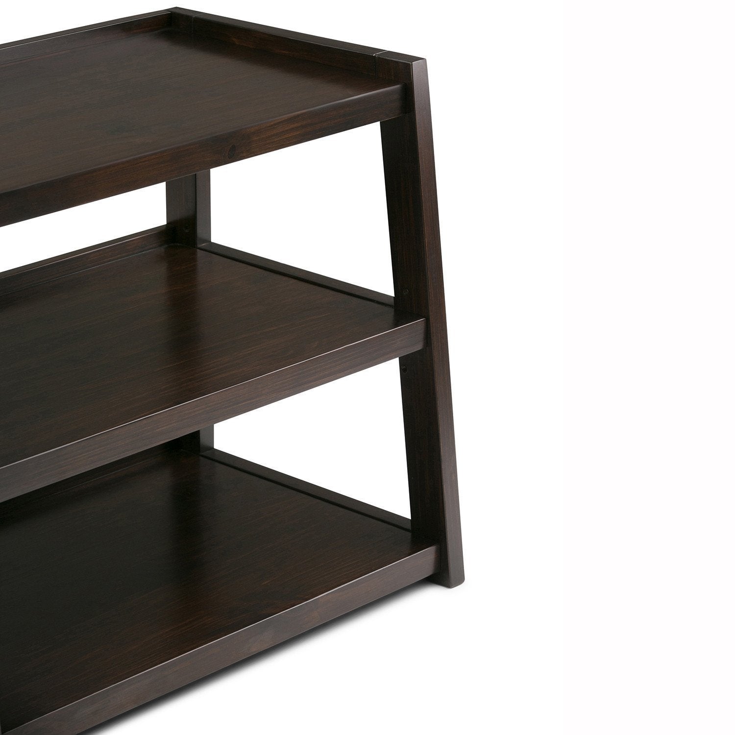Dark Chestnut Brown | Sawhorse 60 inch Wide TV Media Stand