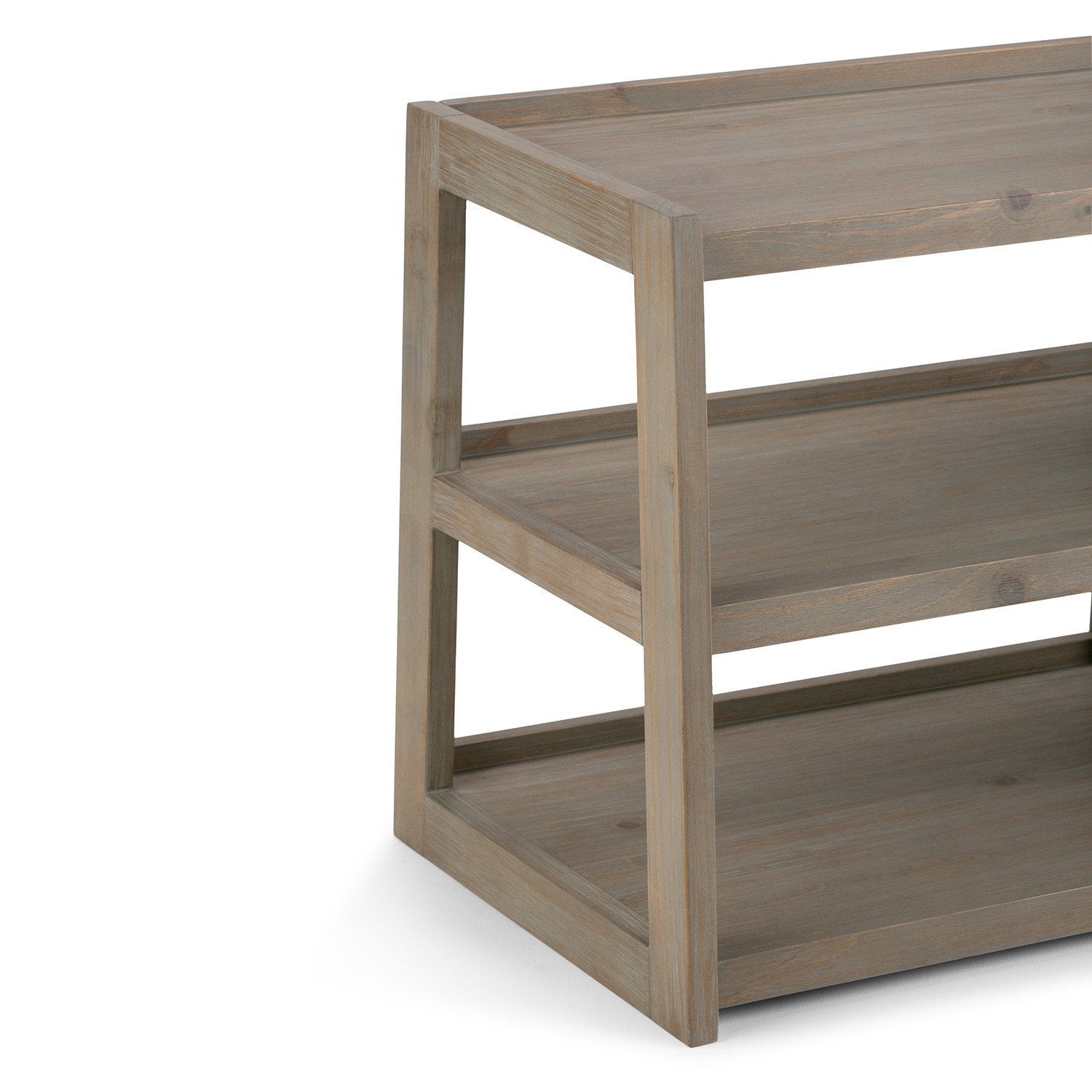 Distressed Grey | Sawhorse 60 inch Wide TV Media Stand