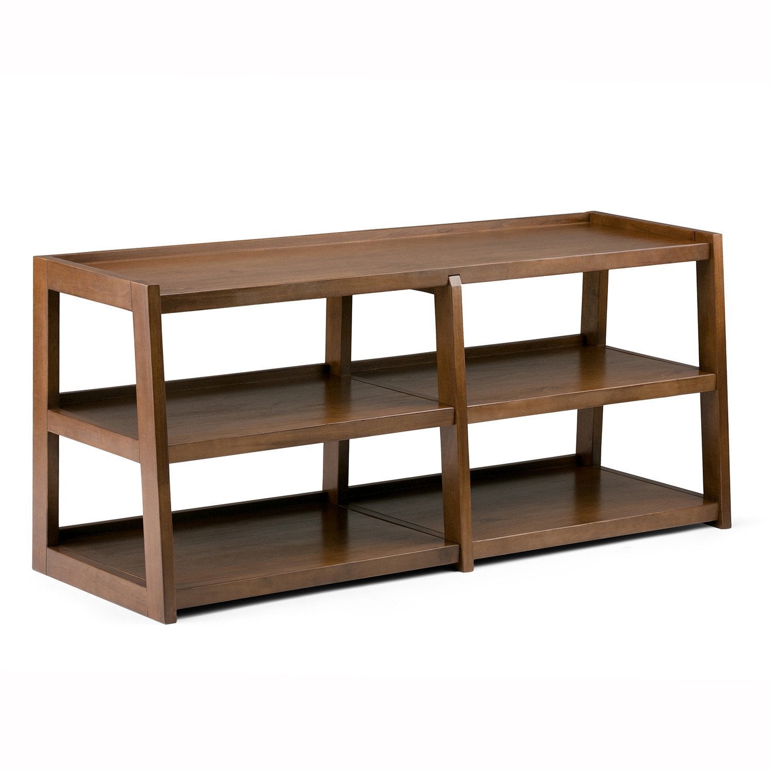 Medium Saddle Brown | Sawhorse 60 inch Wide TV Media Stand