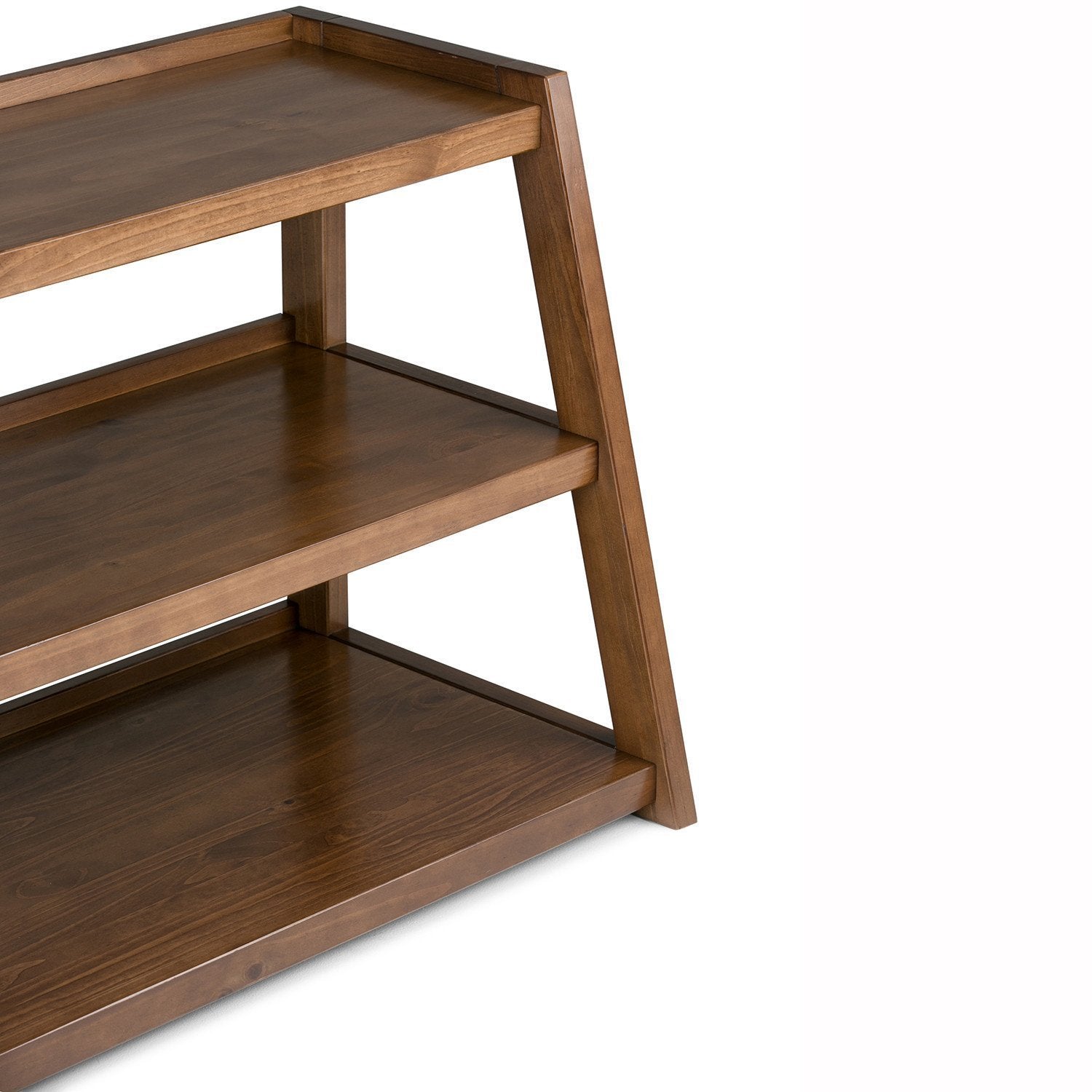Medium Saddle Brown | Sawhorse 60 inch Wide TV Media Stand
