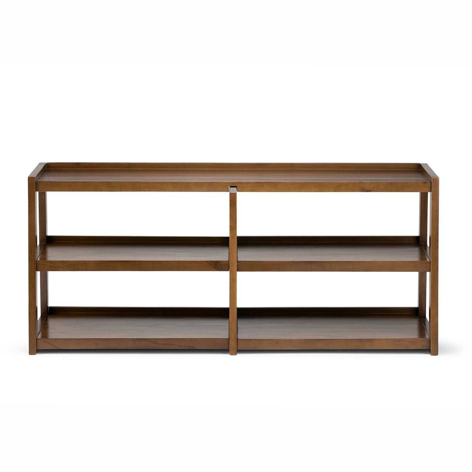 Medium Saddle Brown | Sawhorse 60 inch Wide TV Media Stand