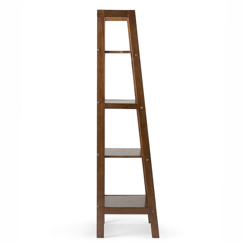 Medium Saddle Brown | Sawhorse 24 inch Ladder Shelf