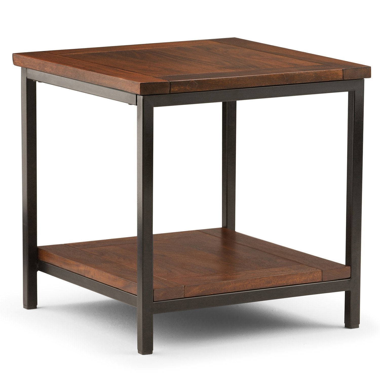 Dark Cognac Brown | Skyler 22 inch End Side Table