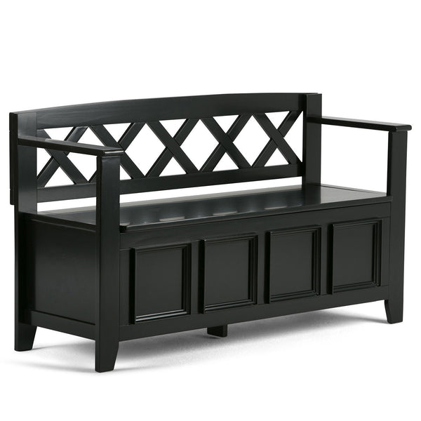 Black | Amherst Entryway Bench