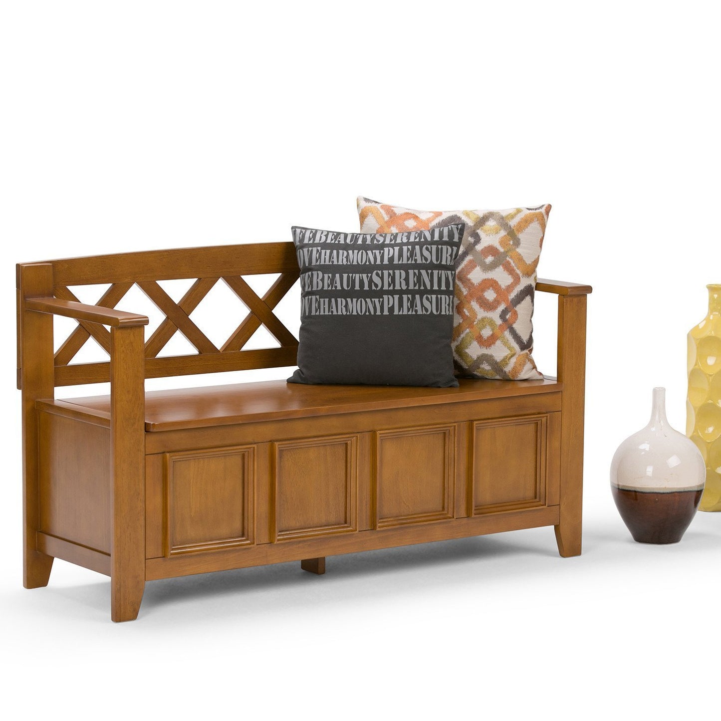 Light Avalon Brown | Amherst Entryway Bench