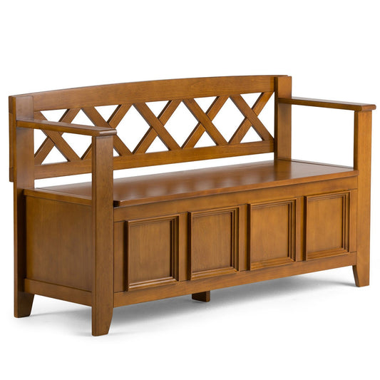 Light Avalon Brown | Amherst Entryway Bench