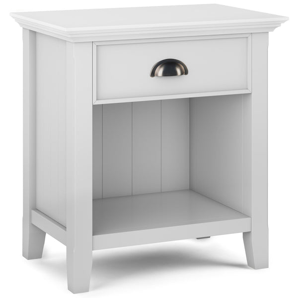 White | Acadian Bedside Table