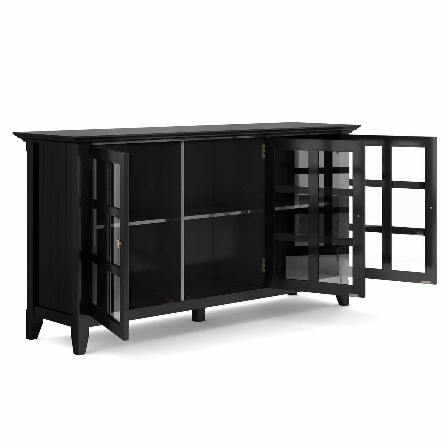 Black | Acadian Wide Storage Cabinet