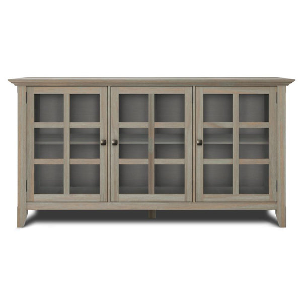 Distressed Grey | Acadian Wide Storage Cabinet