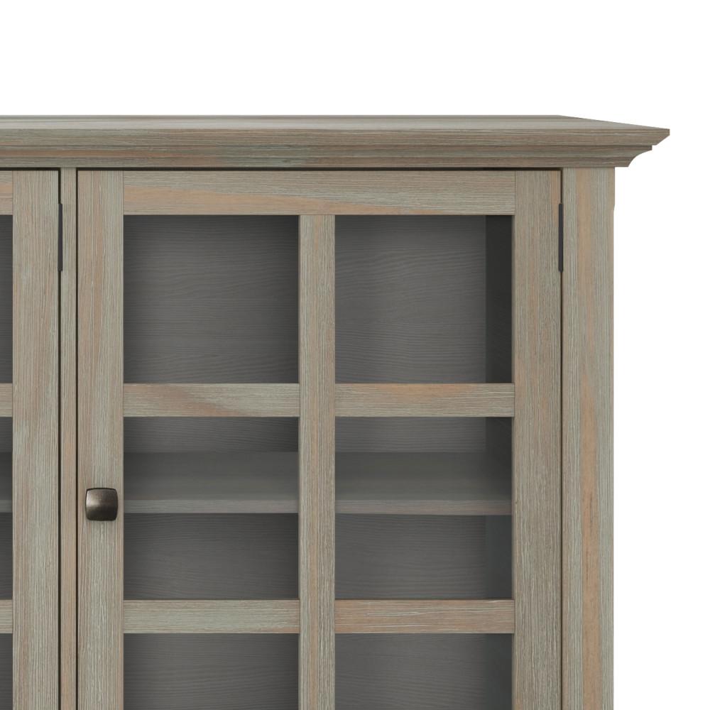 Distressed Grey | Acadian Wide Storage Cabinet