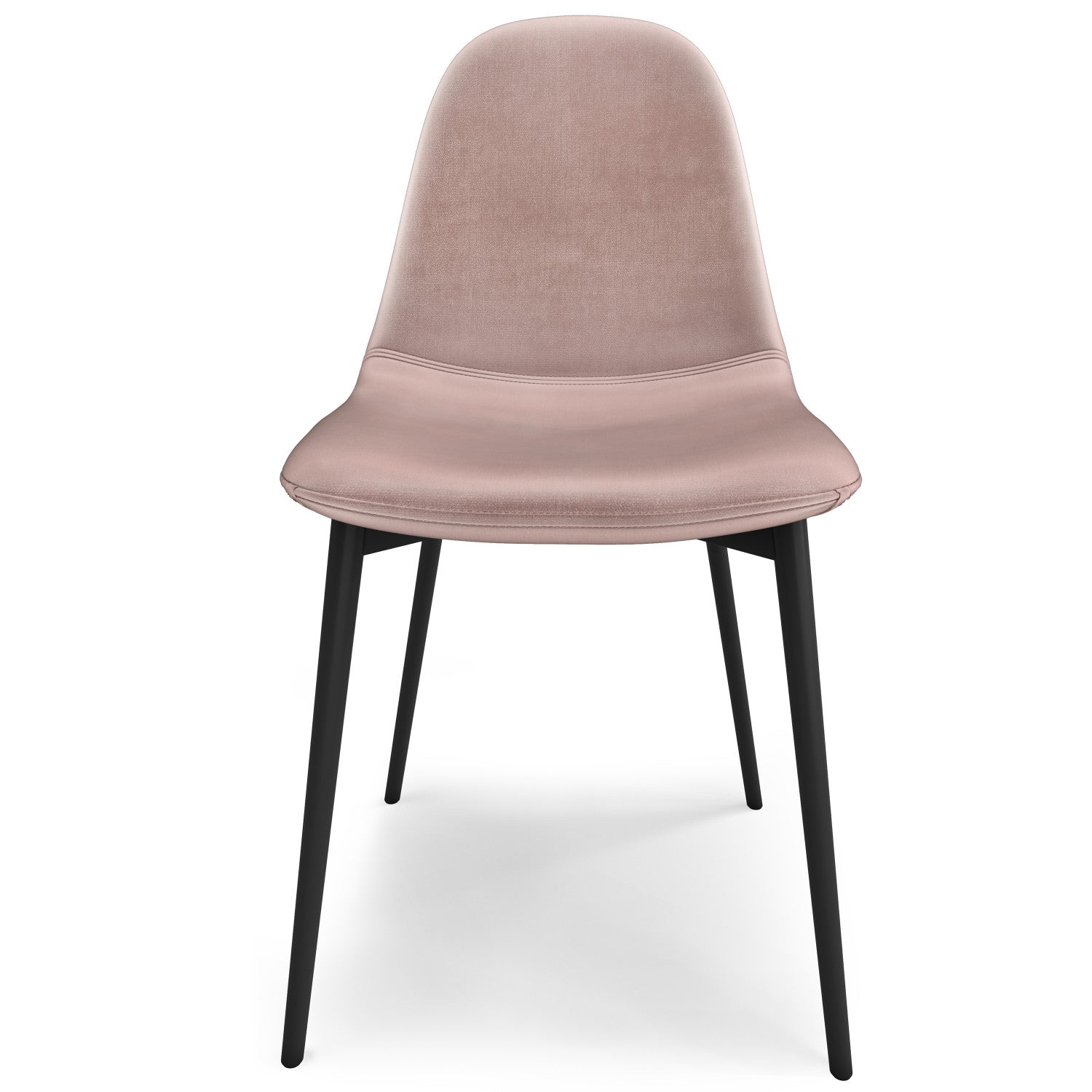 Rose Velvet Fabric | Alpine Dining Chair (Set of 2)