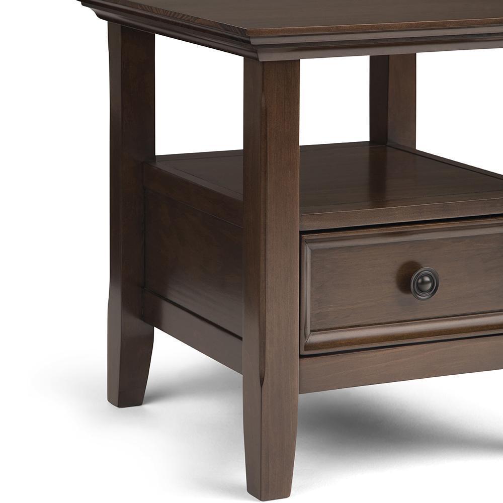 Natural Aged Brown | Amherst End Side Table