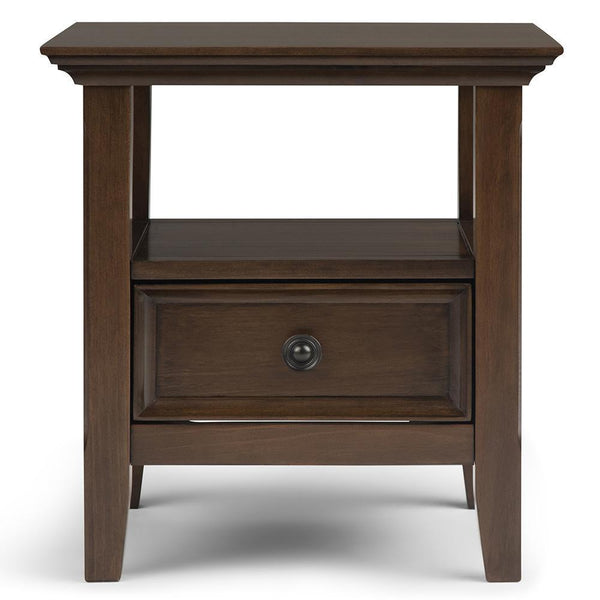 Natural Aged Brown | Amherst End Side Table