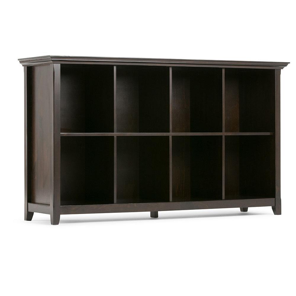 Hickory Brown | Amherst 8 Cube Storage/Sofa Table