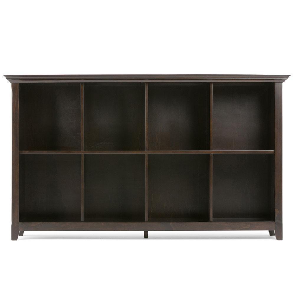 Hickory Brown | Amherst 8 Cube Storage/Sofa Table