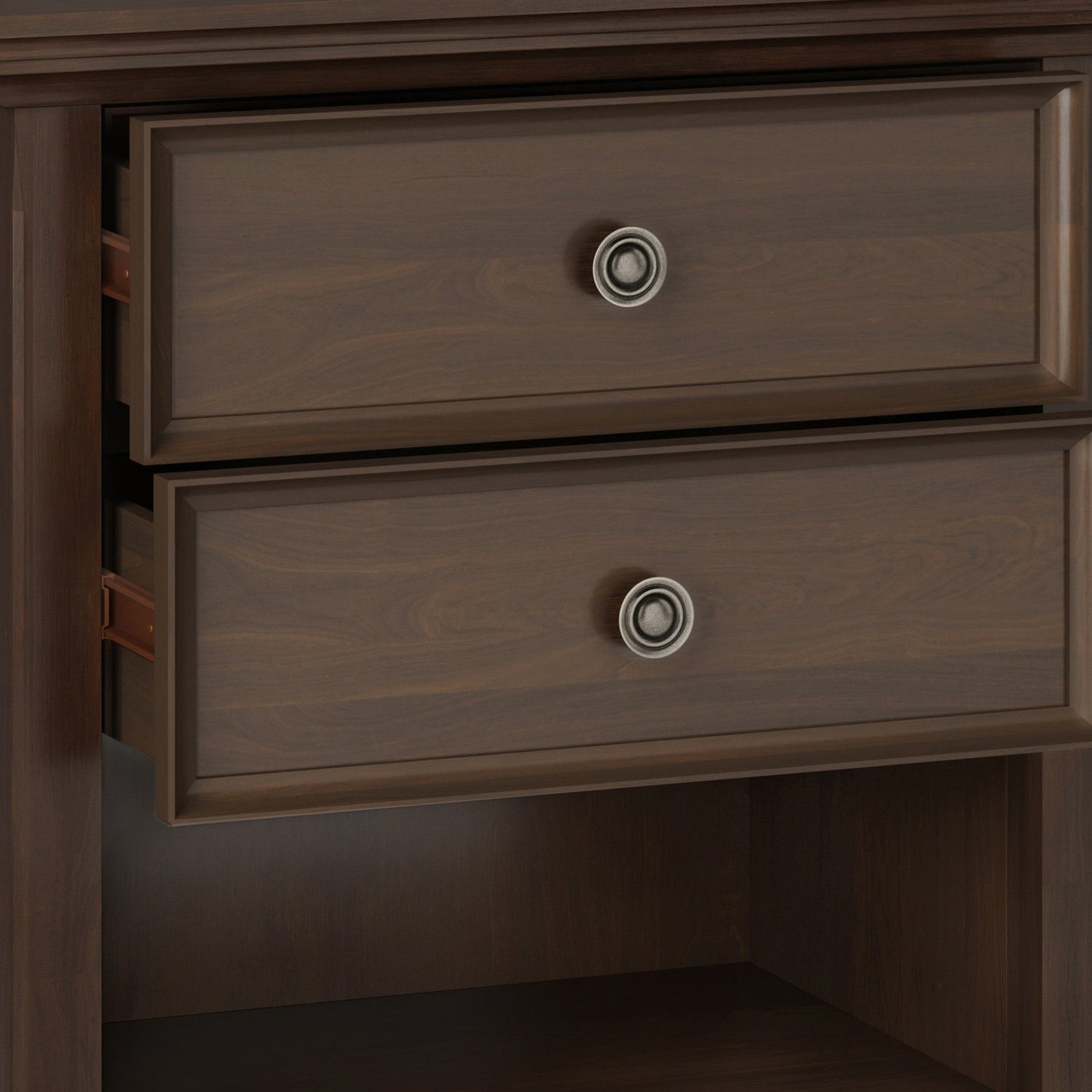 Natural Aged Brown | Amherst Bedside Table