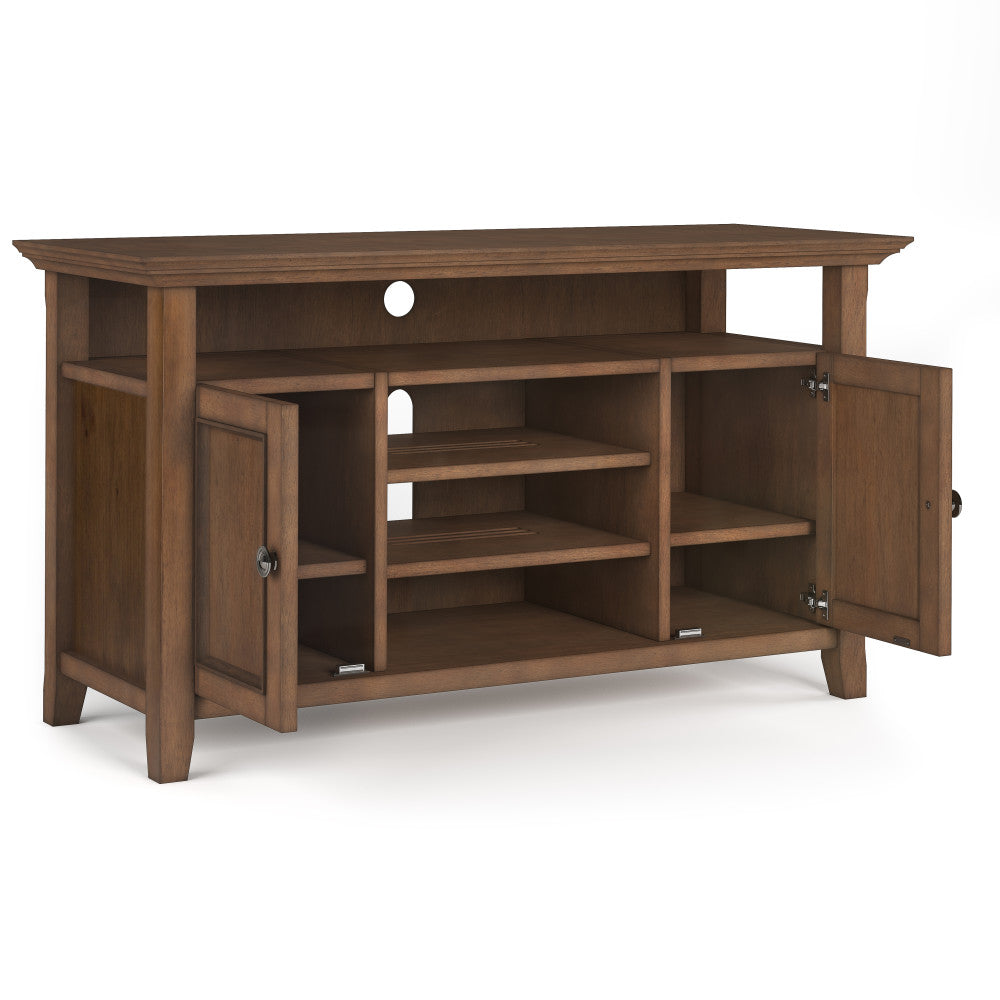 Rustic Natural Aged Brown | Amherst TV Media Stand