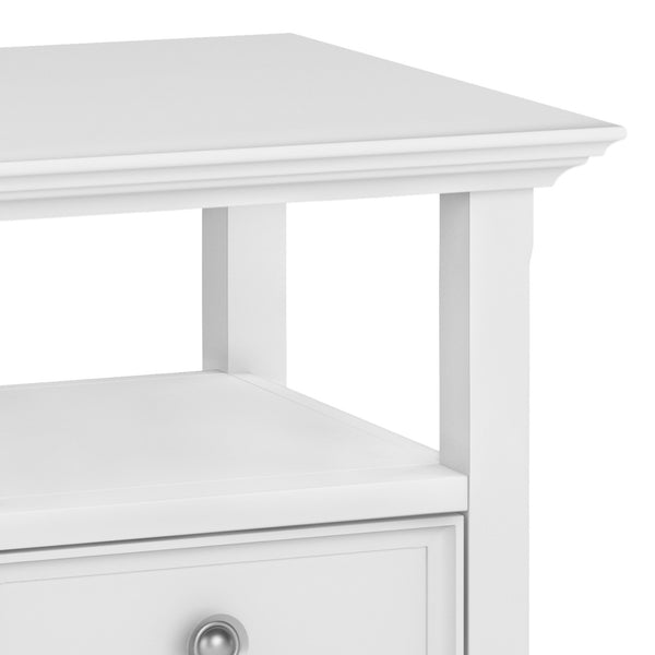 White | Amherst End Side Table